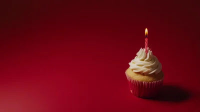 Festive Birthday Cupcake