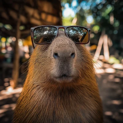 Capybara in Sunglasses