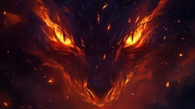 Fiery Eyes of the Dragon