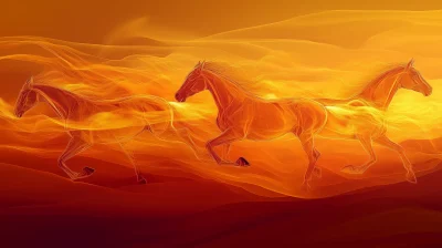 Dynamic Horses in Motion