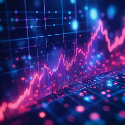 Abstract Stock Market Background