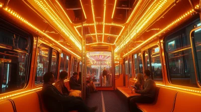 Surreal Carnival Tram