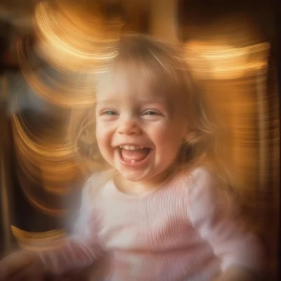 Smiling Girl in Wheelchair