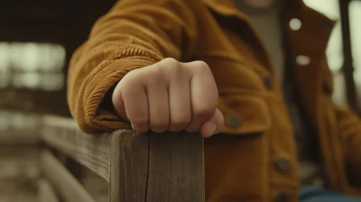 Close Up of a Boy’s Fist