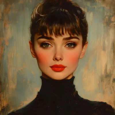 Soft Portrait of Audrey Hepburn