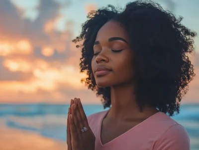 Black Woman Praying