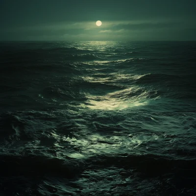 Moonlit Seascape