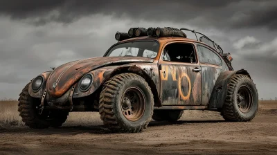 VW Käfer in Mad Max Style