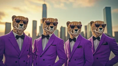 Cheetahs in Fashion