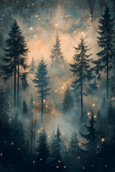 Whimsical Woodland Night