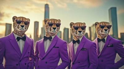 Cheetahs in Fashion