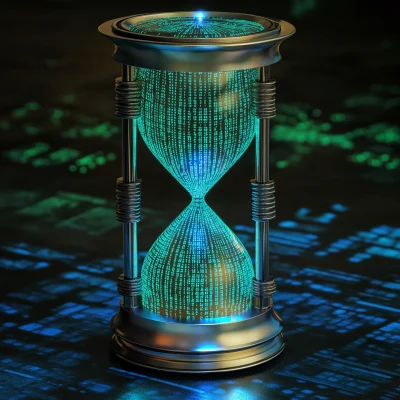 Futuristic Hourglass