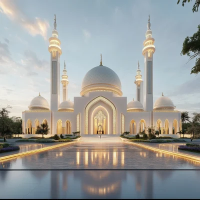 Mosque with King Salman Design