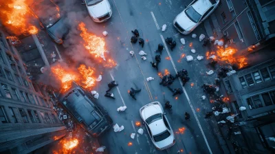 Aerial Chaos in New York