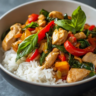 Spicy Basil Stir Fry