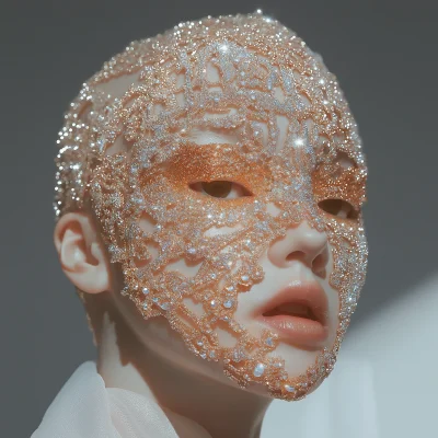 Jewelry Encrusted Face