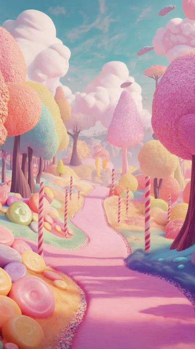 Candy Colored Forest