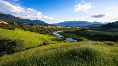 Lush Green Valley