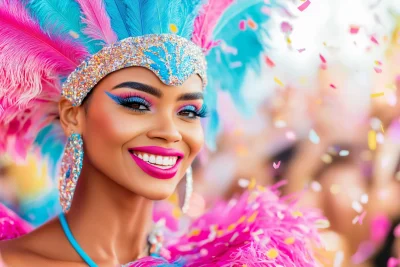 Vibrant Brazil Carnival Scene