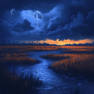 Stormy Swamp Marsh