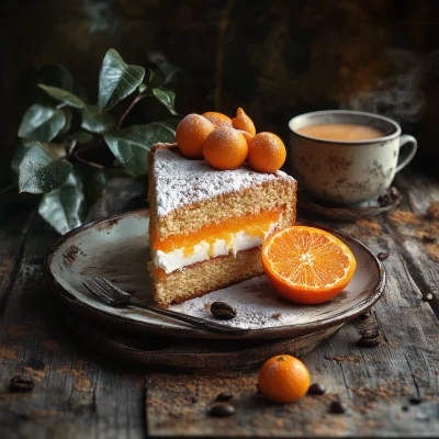 Rustic Cake and Coffee