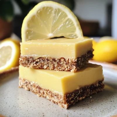 Raw Vegan Lemon Bar