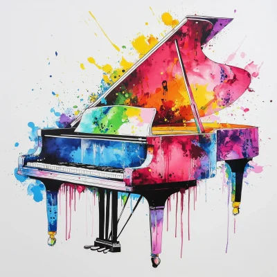 Grand Piano Splash