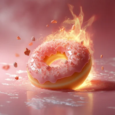 Donut on Fire