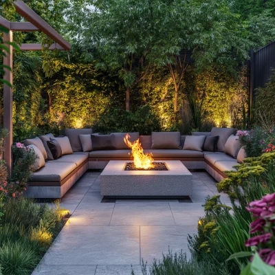 Cozy Outdoor Garden Seating