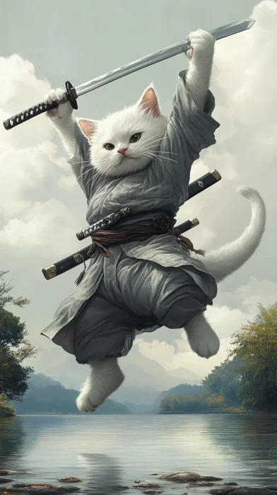 Samurai Cat