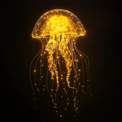 Glowing Circuit Jellyfish