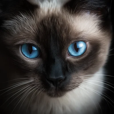 Cat with Blue Eyes