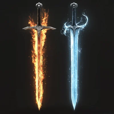 Separated Blade Sword