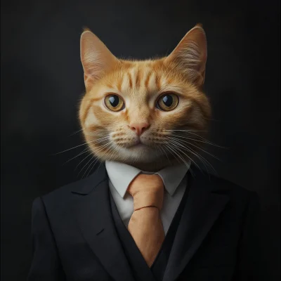 Cat in a Suit