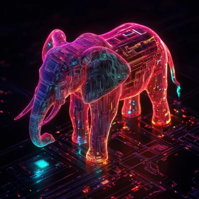 Isometric Energy Elephant