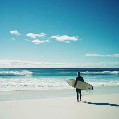 Silhouette at the Beach