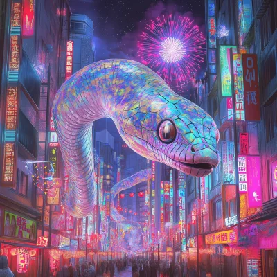 Cybernetic New Year Snake