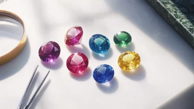 Assorted Gemstones with Tools