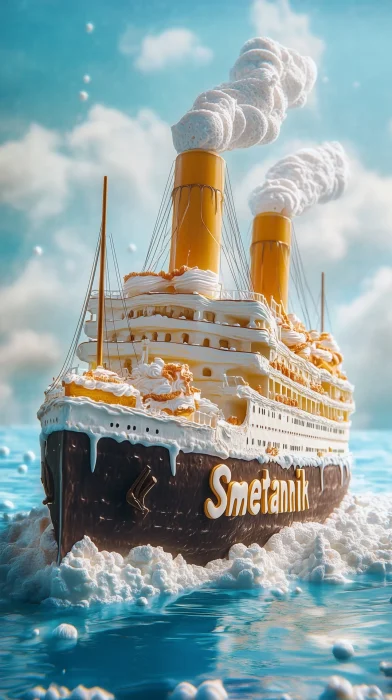 Titanic Cake Creation