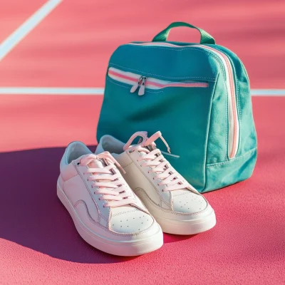 Womens Sneakers and Backpack