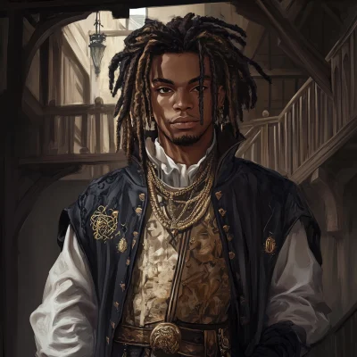 Medieval Dreadlock Teenager