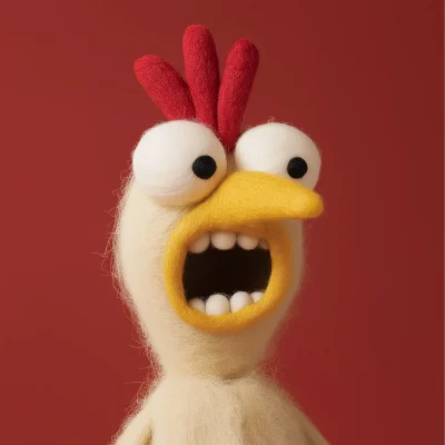 Charming Chicken Face