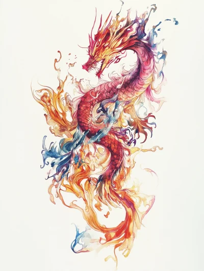 Majestic Chinese Dragon Tattoo