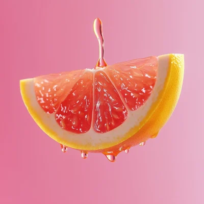 Floating Grapefruit Slice