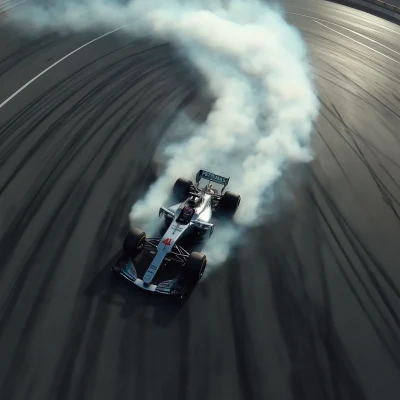 Mercedes Formula 1 Drift