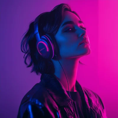 Neon Portrait