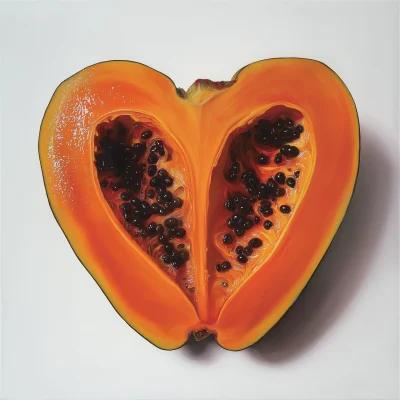 Heart Shaped Papaya