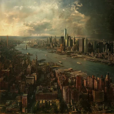 Historical View of NYC in 1776