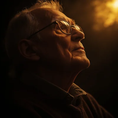 Cinematic Portrait of a Senior Man