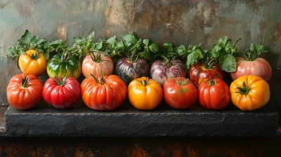 Colorful Heirloom Tomatoes